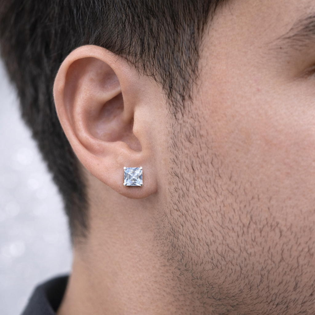 Aro Tope Circón - Plata 925 Unisex